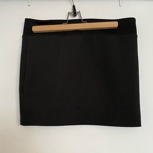 Mini black skirt size M